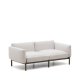 KAVE HOME Sorells utendrs 2-personers modulsofa - grnn aluminium (201cm)