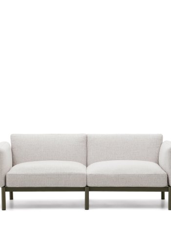 KAVE HOME Sorells utendrs 2-personers modulsofa - grnn aluminium (201cm)