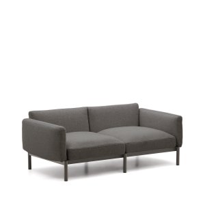 KAVE HOME Sorells udendrs 2 pers. modul sofa - gr aluminium (201cm)