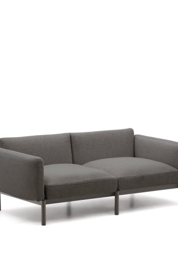 KAVE HOME Sorells utendrs 2-personers modulsofa - gr aluminium (201cm)