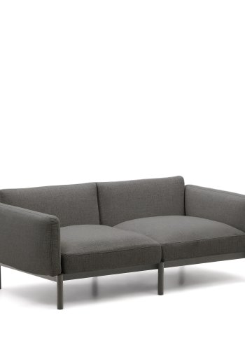 KAVE HOME Sorells utendrs 2-personers modulsofa - gr aluminium (201cm)