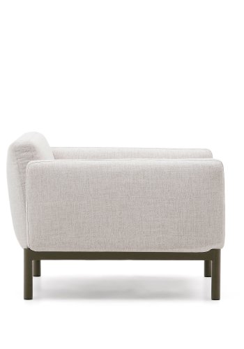 KAVE HOME Sorells utendrs modul lenestol, med armlener - grnn aluminium