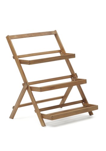 KAVE HOME Victora utendrs bokhylle - naturlig akasietre