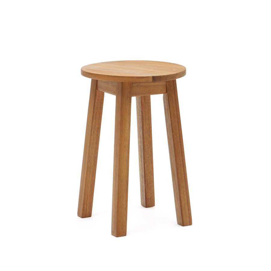 KAVE HOME Amel utendrs fotskammel - naturlig akasietre