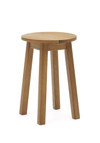 KAVE HOME Amel utendrs fotskammel - naturlig akasietre