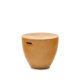 KAVE HOME Mesquida utendrs sidebord, rundt - sennepsfinish keramikk (45)
