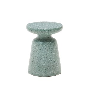 KAVE HOME Mesquida udendrs sidebord, rund - grn terrazzo (39)