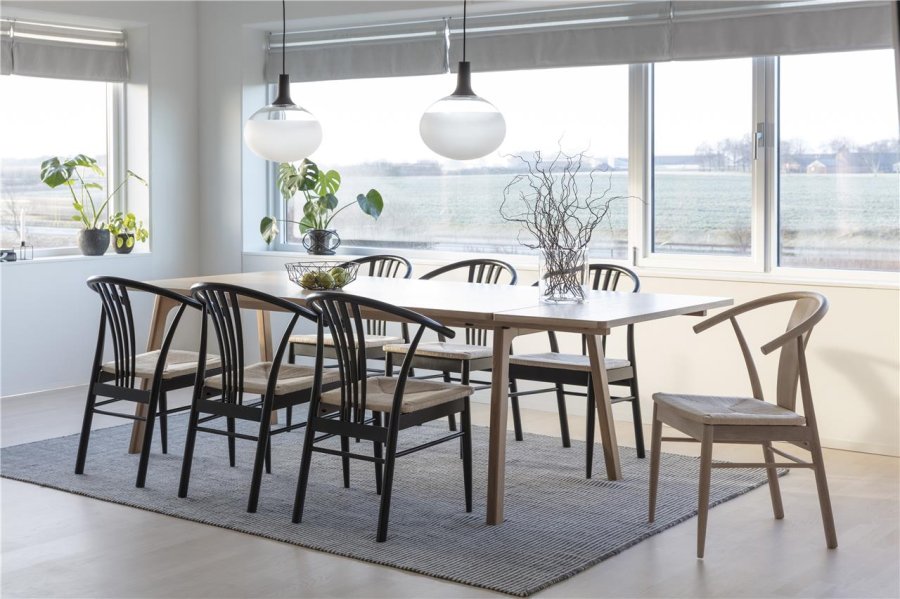 ACT NORDIC JANIK spisebordsstol - egetr/rattan 