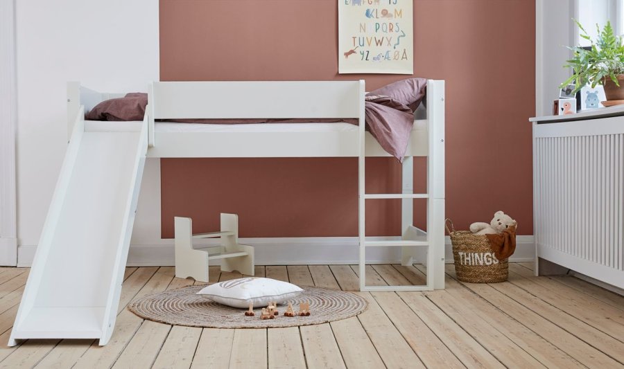 Manis-H Huxie barns�ng med rutschkana - 200 cm - 70x200