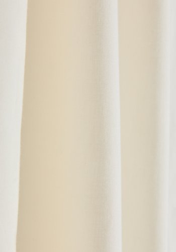 KAVE HOME Zelda gardin, m. multifarvede b�nd - hvid bomuld (135x270)