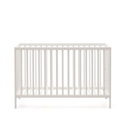 KAVE HOME Shantal tremmeseng til baby, justerbar madrash�jde - hvid asketr� (60x120) -  Kave Home