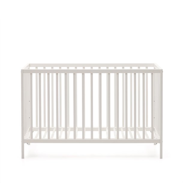 KAVE HOME Shantal tremmeseng til baby, justerbar madrash�jde - hvid asketr� (60x120) -  Kave Home