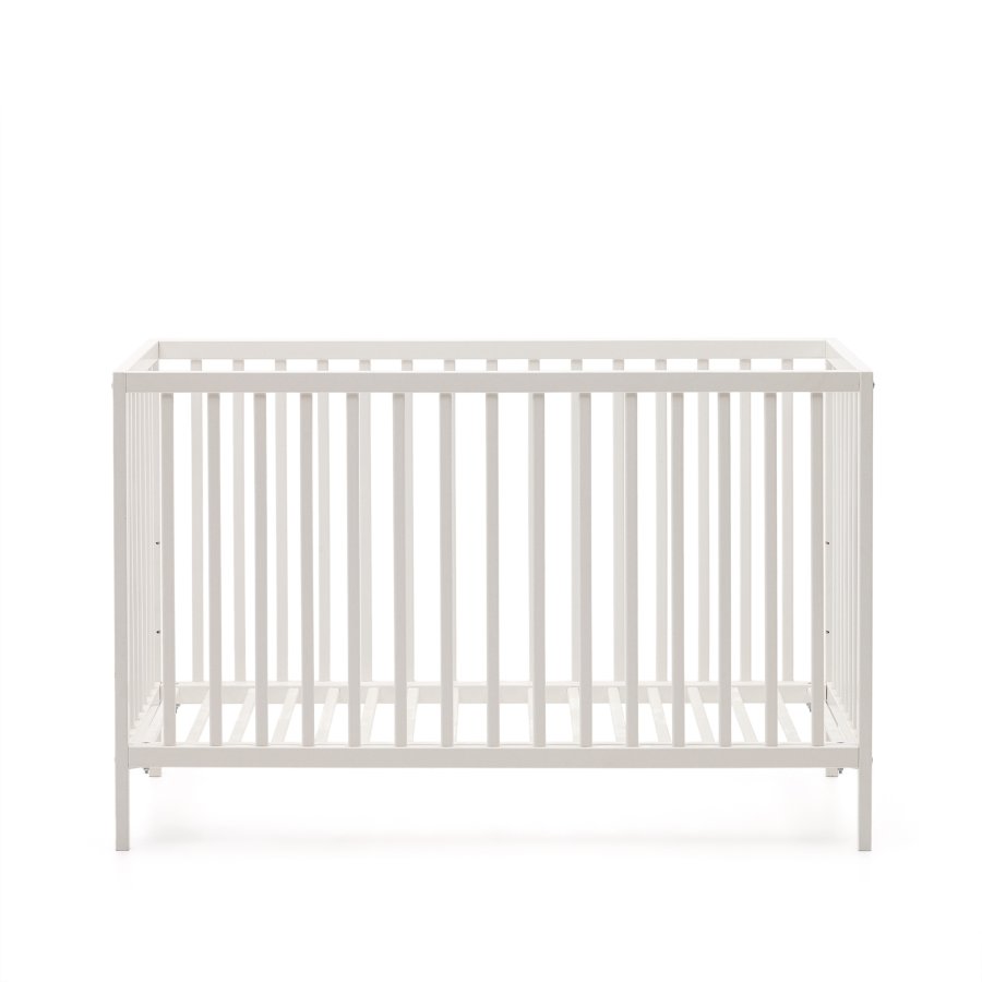 KAVE HOME Shantal sprinkelseng i heltre ask i hvit utfrelse, 60 x 120 cm