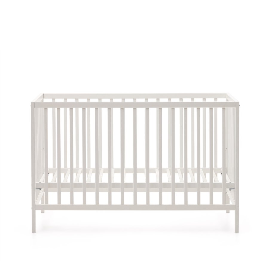 KAVE HOME Shantal sprinkelseng i heltre ask i hvit utfrelse, 60 x 120 cm