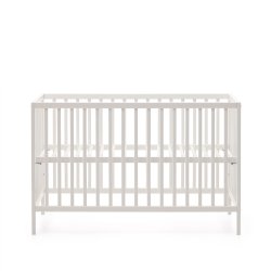 KAVE HOME Shantal tremmeseng til baby, justerbar madrash�jde - hvid asketr� (60x120) -  Kave Home