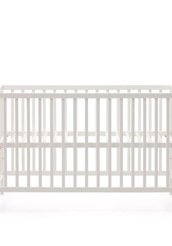 KAVE HOME Shantal sprinkelseng i heltre ask i hvit utfrelse, 60 x 120 cm