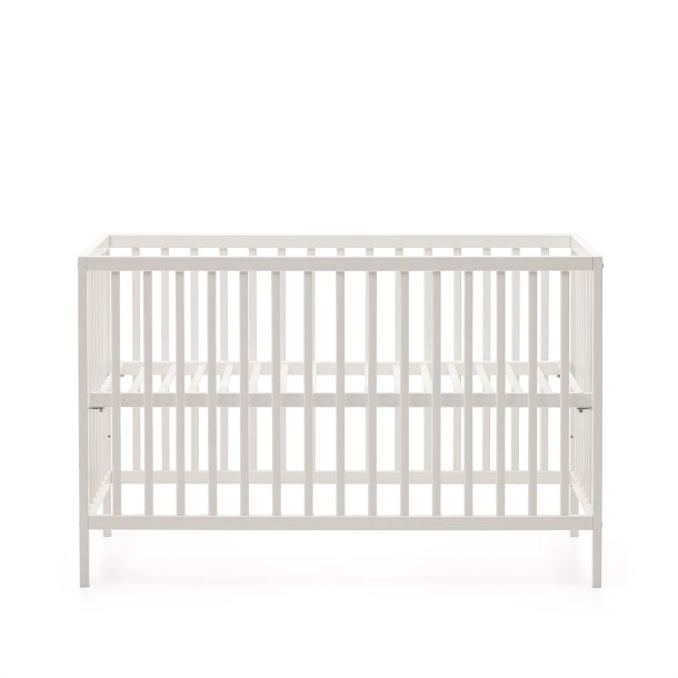 KAVE HOME Shantal tremmeseng til baby, justerbar madrash�jde - hvid asketr� (60x120) -  Kave Home