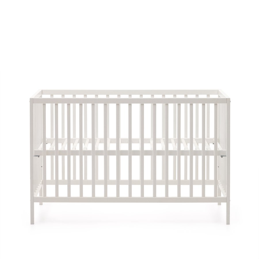 KAVE HOME Shantal sprinkelseng i heltre ask i hvit utfrelse, 60 x 120 cm