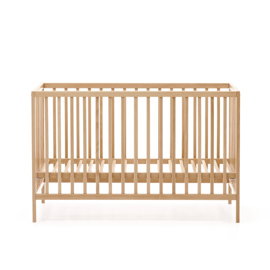 KAVE HOME Shantal sprinkelseng i heltre ask i naturlig utfrelse, 60 x 120 cm