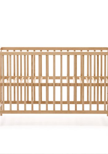 KAVE HOME Shantal sprinkelseng i heltre ask i naturlig utfrelse, 60 x 120 cm