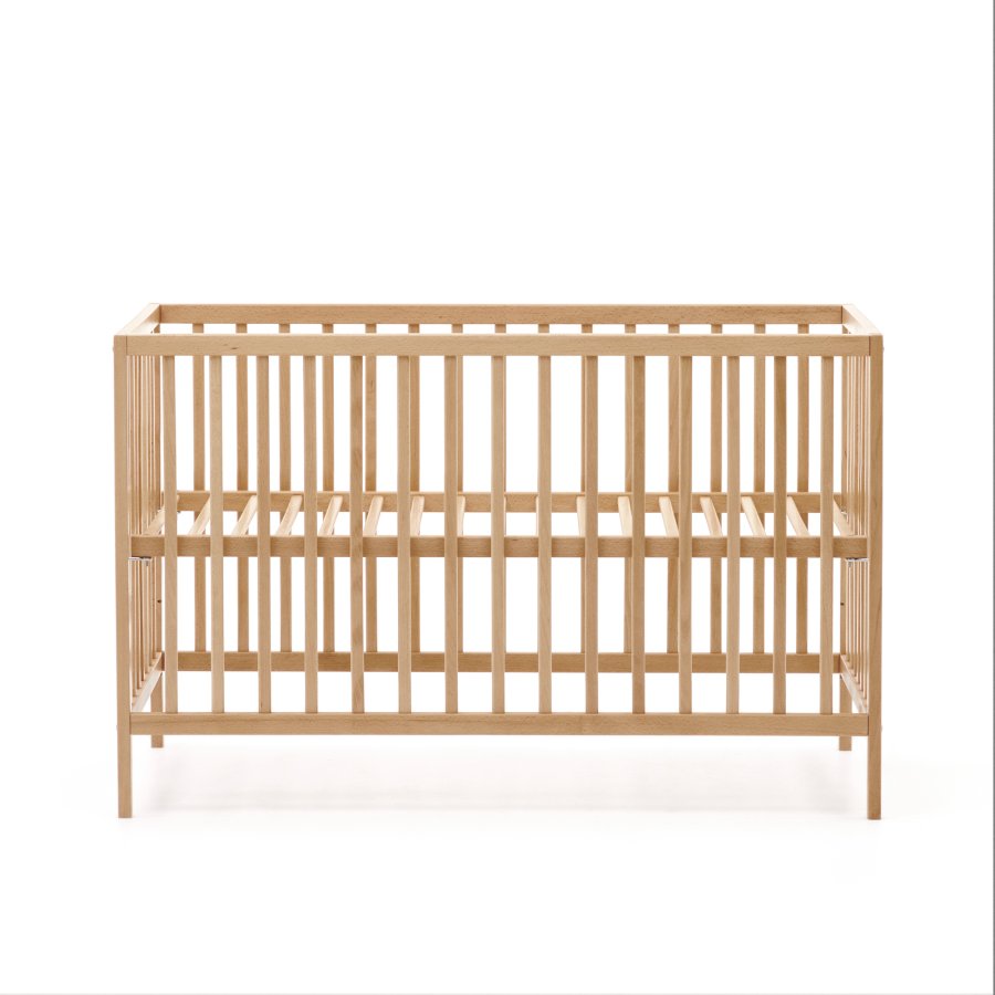 KAVE HOME Shantal sprinkelseng i heltre ask i naturlig utfrelse, 60 x 120 cm