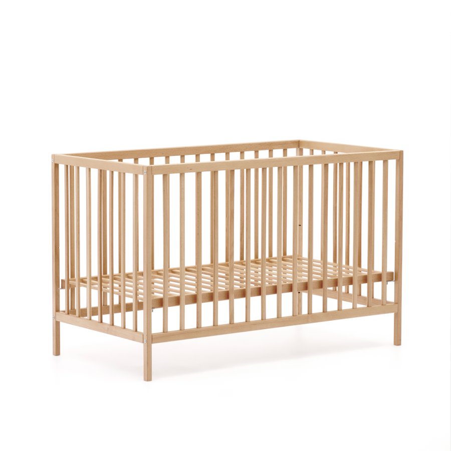 KAVE HOME Shantal sprinkelseng i heltre ask i naturlig utfrelse, 60 x 120 cm