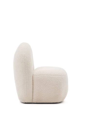 KAVE HOME Bucky barnestol - hvit bouclé