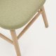 KAVE HOME Helda barnestol - grnn bouclé og naturlig eik
