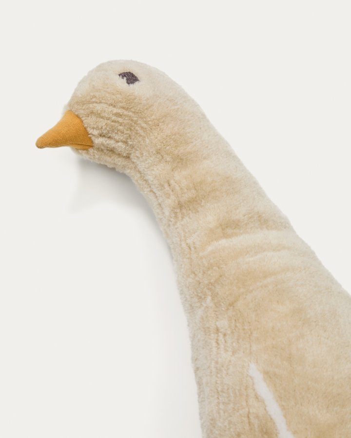 KAVE HOME Milu beige, gseformet, bomullspute, 50 cm