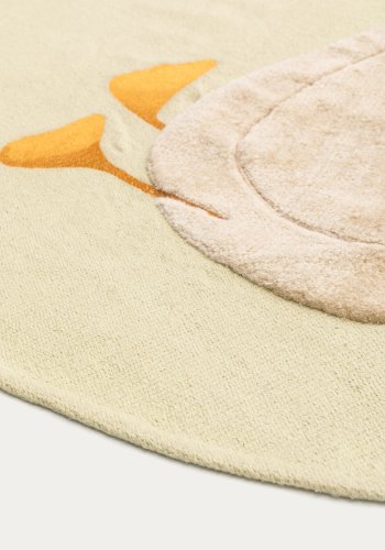 KAVE HOME Milu grnn, 100 % bomullsteppe med gsedun, 100 cm