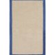 KAVE HOME Nalim teppe for barn, rektangulrt - beige og bl bomull (90x150)