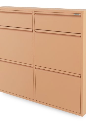 SPINDER DESIGN BILLY 6 skoskap, m. 6 drer - leire terra stl