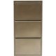 KARE DESIGN Caruso 3 Skoskap i bronse, m. 3 rom - bronse stl