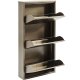 KARE DESIGN Caruso 3 Skoskap i bronse, m. 3 rom - bronse stl
