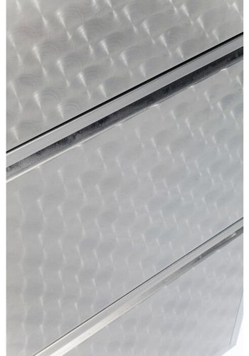 KARE DESIGN Caruso 3 Silver brushed skoskab, m. 3 rum - slv stl