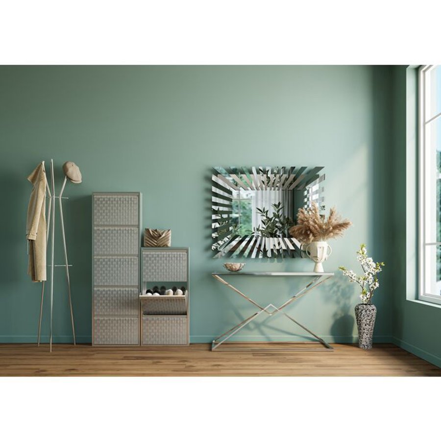 KARE DESIGN Caruso 3 Silver brushed skoskab, m. 3 rum - slv stl