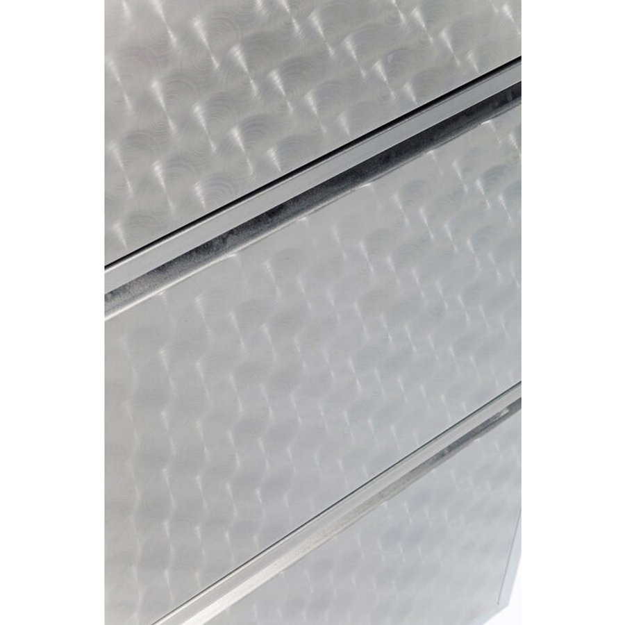 KARE DESIGN Caruso 3 Silver brushed skoskab, m. 3 rum - slv stl