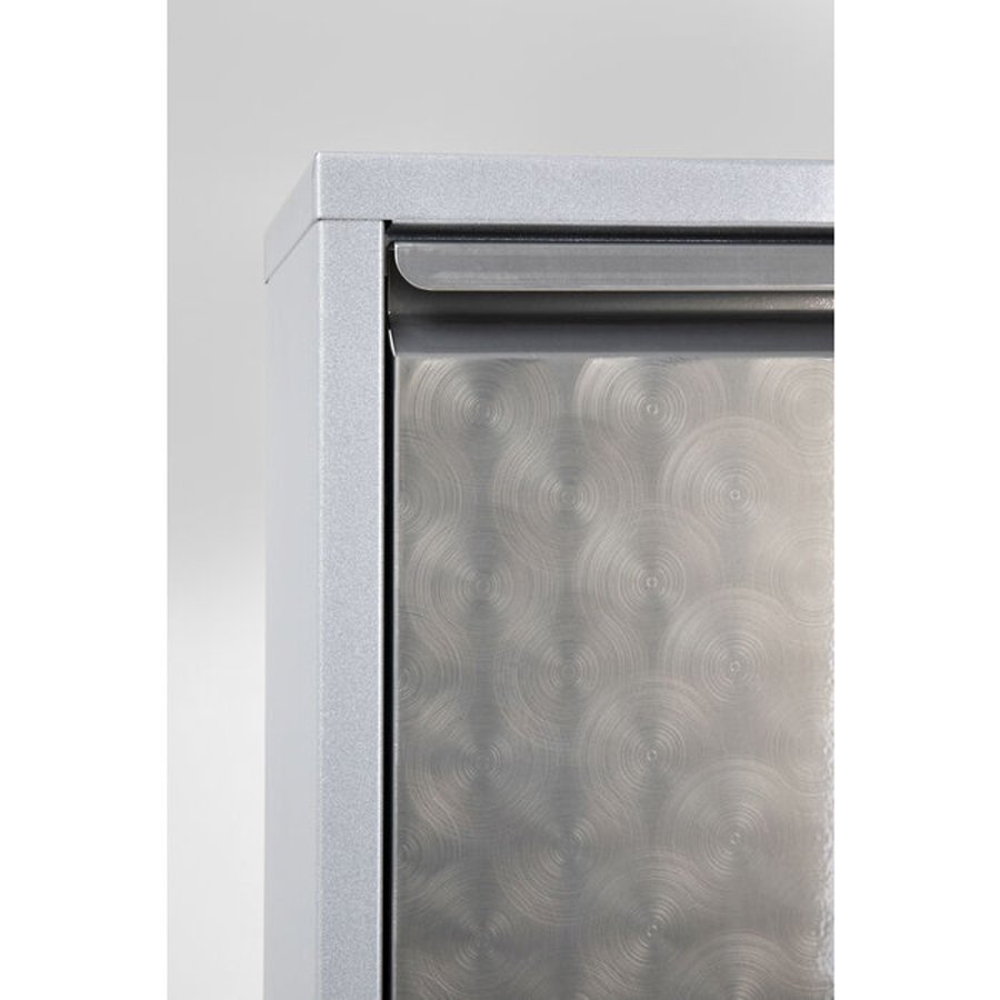 KARE DESIGN Caruso 5 Slv brstet skoskap, m. 5 rom - slv stl