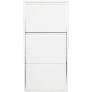 KARE DESIGN Caruso 3 White skoskab, m. 3 rum - hvid stl