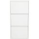 KARE DESIGN Caruso 3 White skoskap, m. 3 rom - hvit stl