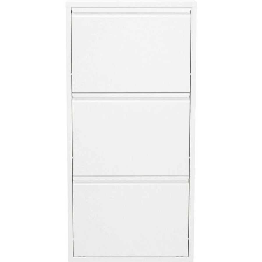 KARE DESIGN Caruso 3 White skoskap, m. 3 rom - hvit stl