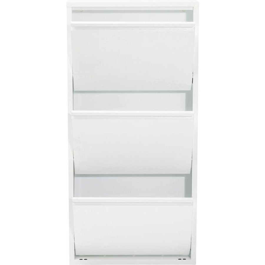 KARE DESIGN Caruso 3 White skoskap, m. 3 rom - hvit stl