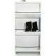 KARE DESIGN Caruso 3 White skoskap, m. 3 rom - hvit stl