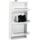 KARE DESIGN Caruso 3 White skoskap, m. 3 rom - hvit stl