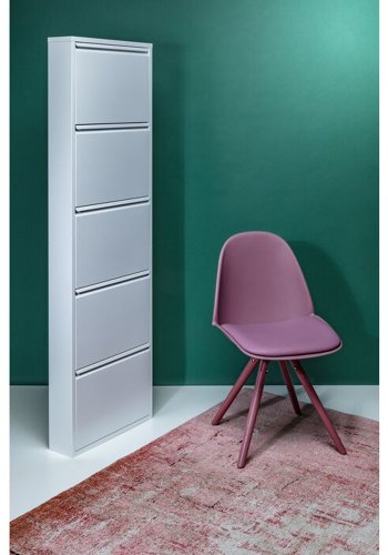 KARE DESIGN Caruso 5 Hvit skoskap, m. 5 rom - hvit stl