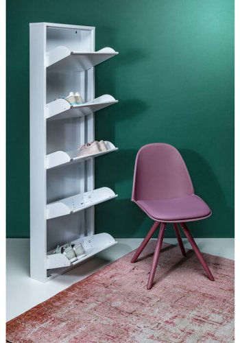 KARE DESIGN Caruso 5 Hvit skoskap, m. 5 rom - hvit stl