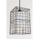 KARE DESIGN Three Grids loftlampe - hvid keramik porceln, stl og natur bg