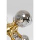 KARE DESIGN Atomic Balls loftlampe - slv glas og messing stl