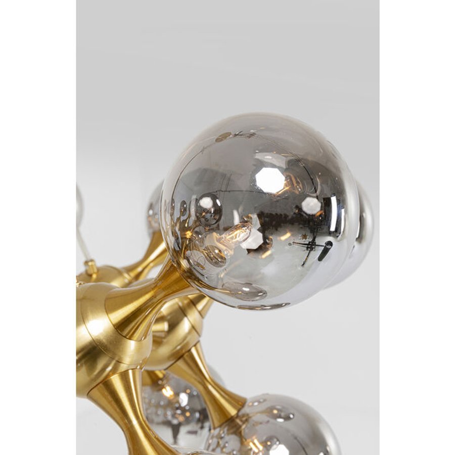 KARE DESIGN Atomic Balls loftlampe - slv glas og messing stl