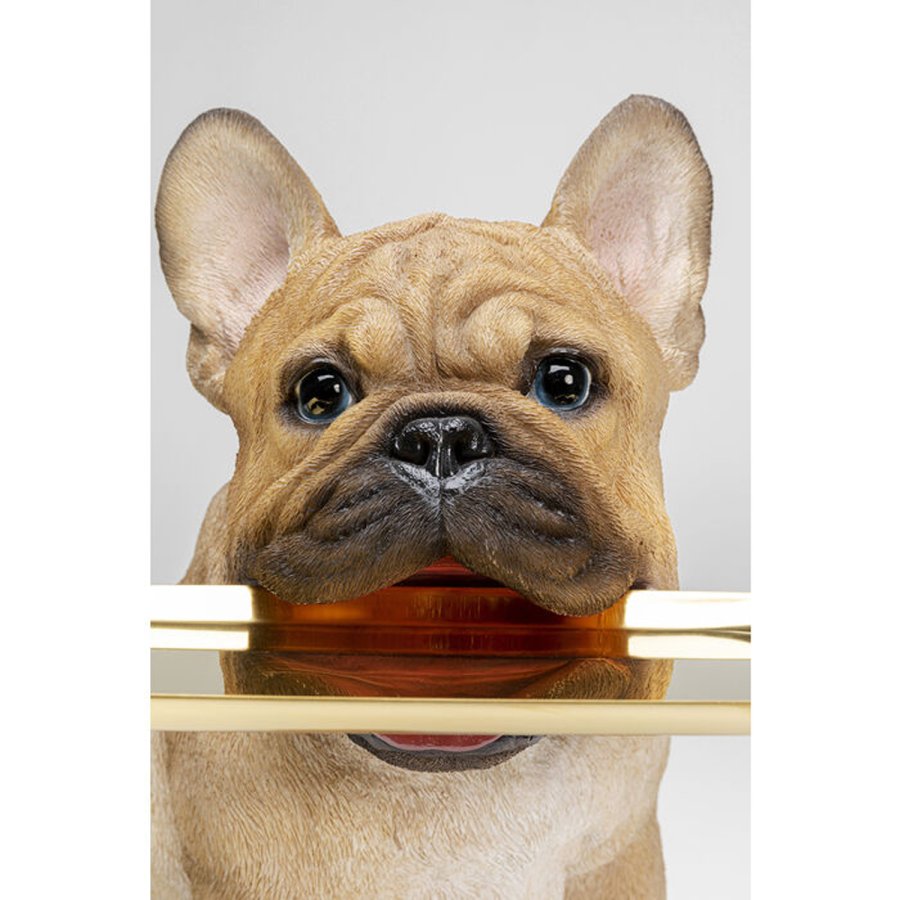 KARE DESIGN Butler Frenchy figur - multifarvet polyresin og guld stl (H:40cm)